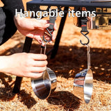 Folding Grill Table Metal Portable, Good Load-bearing Capacity Items Can Be Hung on The Edge, Portable Camping Table, for Outdoor Picnic,... image 2