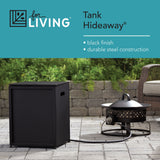For Living 20lb Propane Tank Hideaway/Holder For Fire Pit image 3