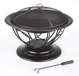 For Living Savona Round Wood-Burning Outdoor Fire Bowl/Fire Pit, 29.5 x 20-in image 4