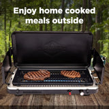 Gas Camping Barbecue Grill | 13,000 Watts | Portable Liquefied Gas Burner | Foldable Legs and Feet | Integrated Igniter and Built-in... image 2