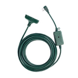 Globe Electric 50-ft 14/3 Outdoor Power Cord with Wireless Remote & 3 Grounded Outlets, Green image 2