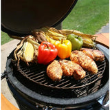 Grills 22 In. Kamado Pro Ceramic Charcoal Grill with Grill Cover for Outdoor Spaces image 4