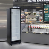 Hamilton Beach 8.5 cu. ft. Commercial Glass Door Display Fridge view 4