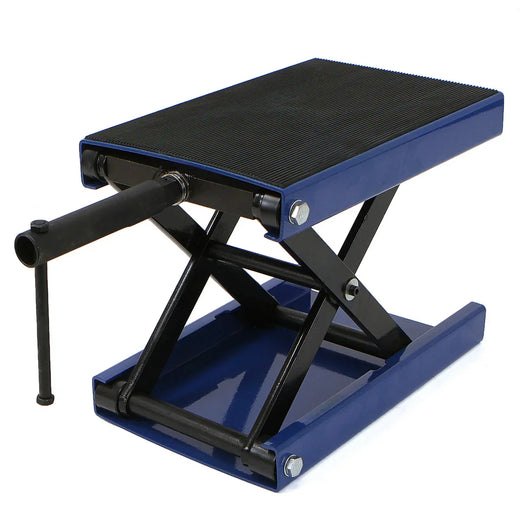 Heavy Duty Motorcycle Jack Center Scissor Lift 1100lbs Dolly Table for Home Organization