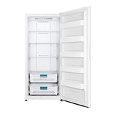 Hisense 21.2 cu. ft. Garage Ready Frost Free Convertible Upright Freezer in White view 2