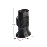 Honeywell HCE351C Digital Mini-Tower Ceramic Space Heater, 1500W, Black image 3