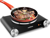 Hot Plate,1800w Ceramic Electric Hot Plate for Cooking, Dual Control Infrared Cooktop, Portable Countertop Burner, Glass Plate Electric... image 2