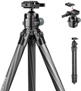 Hunting Tripod, Equipped with 44mm Ball Head and Aka Swiss and Picatinny Adapters, 62.2-inch Heavy-duty Stable Tripod, Suitable for Shooting,... image 2