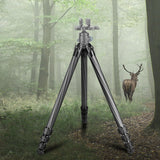 Hunting Tripod, Equipped with 44mm Ball Head and Aka Swiss and Picatinny Adapters, 62.2-inch Heavy-duty Stable Tripod, Suitable for Shooting,... image 3