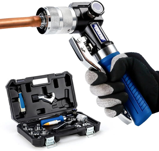 Hydraulic Tube Expanding Tool Kit, Used to Expand 3/8-inch Copper Tubes to 1-1/8 Inches. for Home Projects