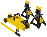 Hydraulic Utility Floor Jack & Stands Heavy Gauge Steel Frames for Home Projects image 2