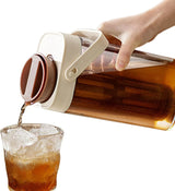 Iced Tea Pitcher, Tea Beverage Container, Leak Proof Dispenser with Transparent and Large Capacity Design for Outdoor Picnics, Parties, or... image 2