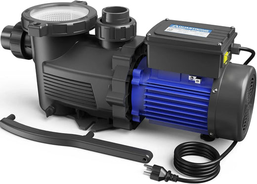 In/above Ground Pool Pump, High Flow (with Timer, 2HP, 8917 Gph, 220V) for Outdoor Spaces