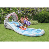 Inflatable Backyard Water Slide with Surf Riders & Electric Air Pump for Home Organization image 3