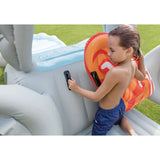 Inflatable Backyard Water Slide with Surf Riders & Electric Air Pump for Home Organization image 2