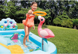 Inflatable Jungle Adventure Play Center – 96′′ X 78′′ X 28′′ – Kiddie Pool for Ages 2 and Up for Outdoor Spaces image 4