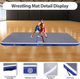 Inflatable Wrestling Mat 10FT/5FT, Portable Jiu Jitsu Mats Wrestling Mat for Home, Outdoor or Indoor Training Mat for Water Yoga, Gymnastics,... image 4