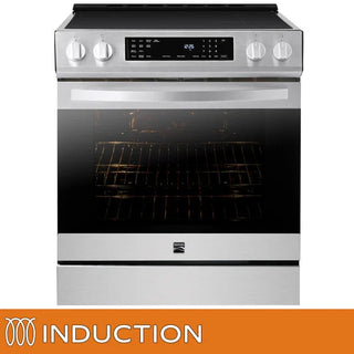 Kenmore 30 In. 5 Cu Ft. Stainless Steel Digital Control Induction Range with True Convection and Air Fry for Home Use