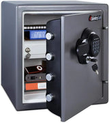 Key Lock Box, Outdoor Lock Box Bundle with Sentrysafe Fireproof and Waterproof Safe, 1.23 Cubic Feet image 3