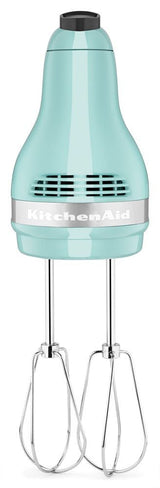 KitchenAid Ultra Power 5-Speeds Hand Mixer with Turbo Beater Aqua Sky image 4