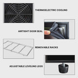 Koolatron 8 Bottle Wine Cooler Thermoelectric Freestanding Wine Fridge image 5