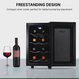 Koolatron 8 Bottle Wine Cooler Thermoelectric Freestanding Wine Fridge image 6
