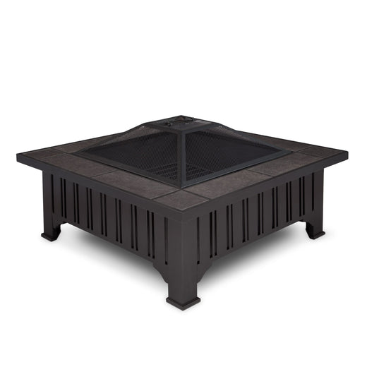 Lafayette Square Wood Burning Fire Pit in Black, 34-in