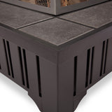 Lafayette Square Wood Burning Fire Pit in Black, 34-in image 4