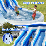 Large Inflatable Water Slide Swimming Pool Play Center, Commercial Grade Lightweight Premium Water Slide Bounce House 20.6x9.5x9.3Ft for Kids... image 3