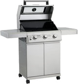 Larger 4-Burner Propane Gas Grills Bbq Stainless Steel Heavy-duty Cabinet Style with Knob Controls Side Burner Mesa 400m image 3
