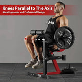 Leg Extension and Curl Machine, Lower Body Special Leg Machine, Adjustable Leg Exercise Bench with Plate Loaded, Leg Rotary Extension for... image 4