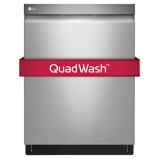 Lg 24 In. Stainless-steel Built-in Top Control Dishwasher with Adjustable Third-level Rack for Home Use
