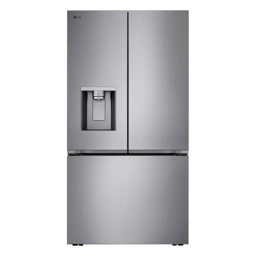 Lg 36 In. 24 Cu Ft. Prime Silver Counter Depth Max French Door Refrigerator with Ice and Water Dispenser for Home Use