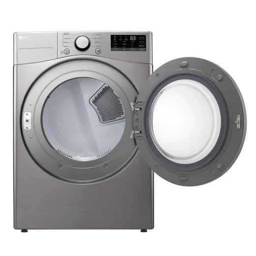 Lg 7.4 Cu Ft. Graphite Steel Electric Ultra Large Capacity Dryer with Smartdiagnosis for Home Use