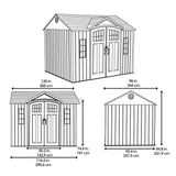 Lifetime 10 Ft. X 8 Ft. Outdoor Storage Shed image 3
