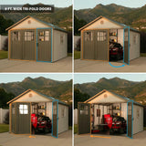 Lifetime Outdoor Storage Shed, 11-ft x 11-ft image 5