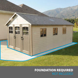 Lifetime Outdoor Storage Shed, 11-ft x 21-ft image 3