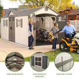 Lifetime Outdoor Storage Shed with Dual Side Entry, 20 x 8-ft image 3