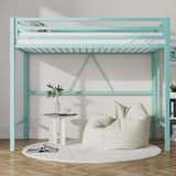 Loft Bed Twin Size with Ladder and Guardrail,heavy Duty Metal Slats Support No Box Spring Needed Small Space Saving Furniture for Bedroom... image 2