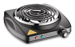 MASTER Chef Single Burner Hot Plate, Black, 1000W