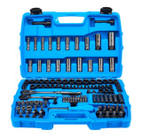 Mastercraft 140 Piece 1/4" and 3/8" Drive Black Socket Set image 4