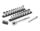 Mastercraft 25 Piece 1/4" Drive Socket Set image 2