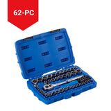Mastercraft Mechanic's Tool Set with Case, Nickel-Plated, SAE/Metric, 62-pc image 8