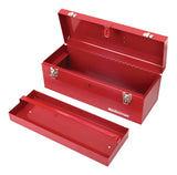 Mastercraft Portable Metal Hip Roof Tool Box with Removable Tray, 19-in, Red image 3