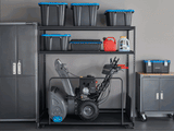 Mastercraft Seasonal Storage Rack with Rolling Platform Cart, Black, 65.5-in x 35.5-in x 68-in image 5