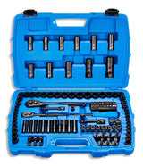 Mastercraft Socket Set, 122-pc, SAE/Metric, CRV, Black Steel Finish image 2