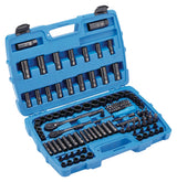 Mastercraft Socket Set, 122-pc, SAE/Metric, CRV, Black Steel Finish image 5