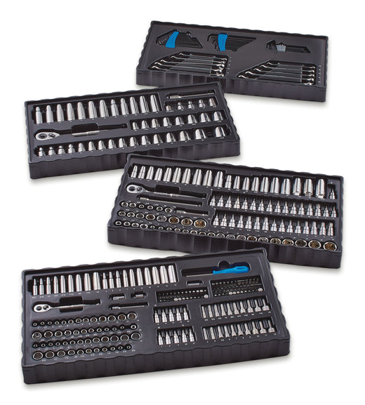 Mastercraft Socket Set, 350-pc, SAE / Metric, CRV, Nickel-Chrome Plating