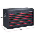Mastercraft Tool Chest with 6 Drawers, Black, 36-in image 7