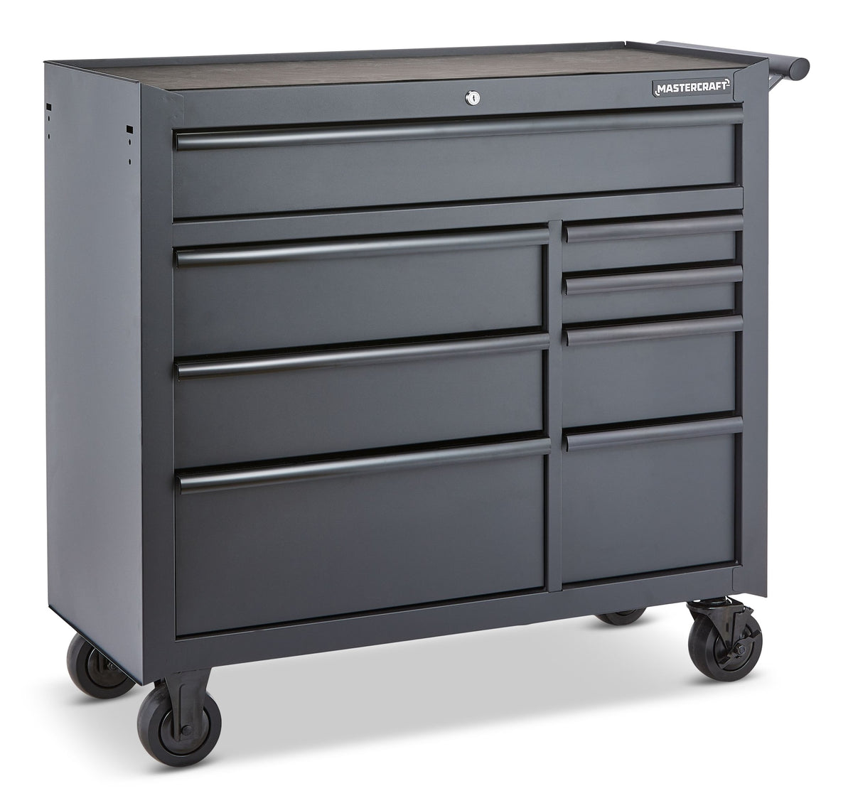 Mastercraft Tool Storage Cabinet, 8 Drawer, 41-in, Black